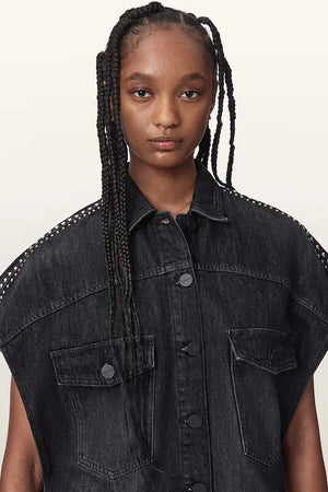 AllSaints Kadın Kot Gömlek ALBA