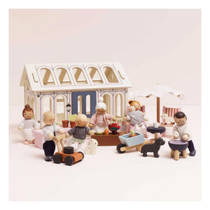 Le Toy Van - Veranda and vegetable garden for a dollhouse