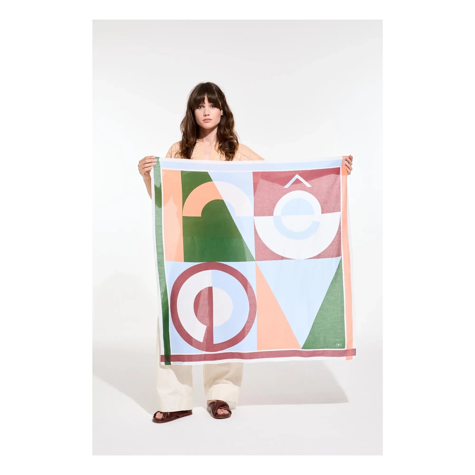Mapoésie - Rêve Cotton Shawl | Coral