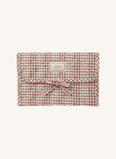 Editions Aimable - Palmyre baby care bag | Noisette Vichy Cotton