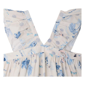 Bonpoint - Eleana Organic Cotton Dress | Indigo Blue