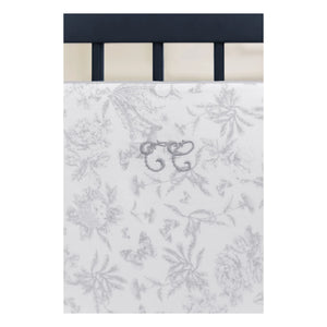 Tartine et Chocolat - Toile de Jouy Bed Rail | Gray
