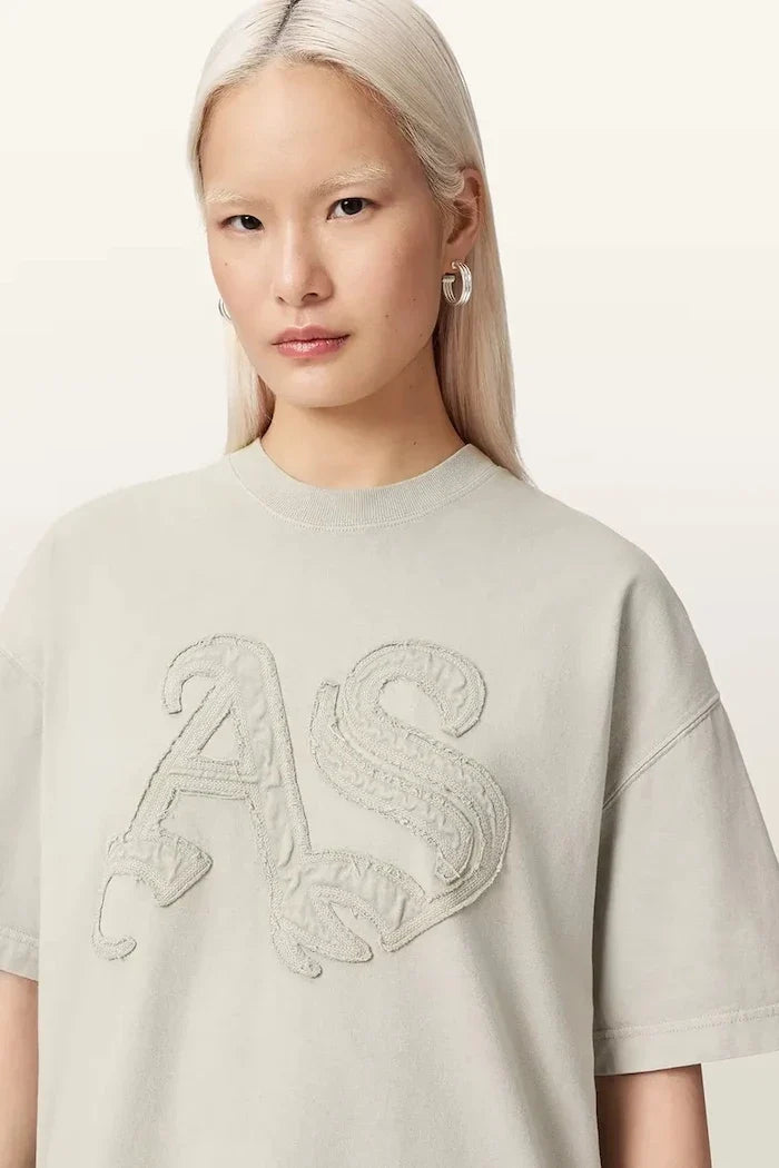 AllSaints women's cotton t-shirt INSIGNIA