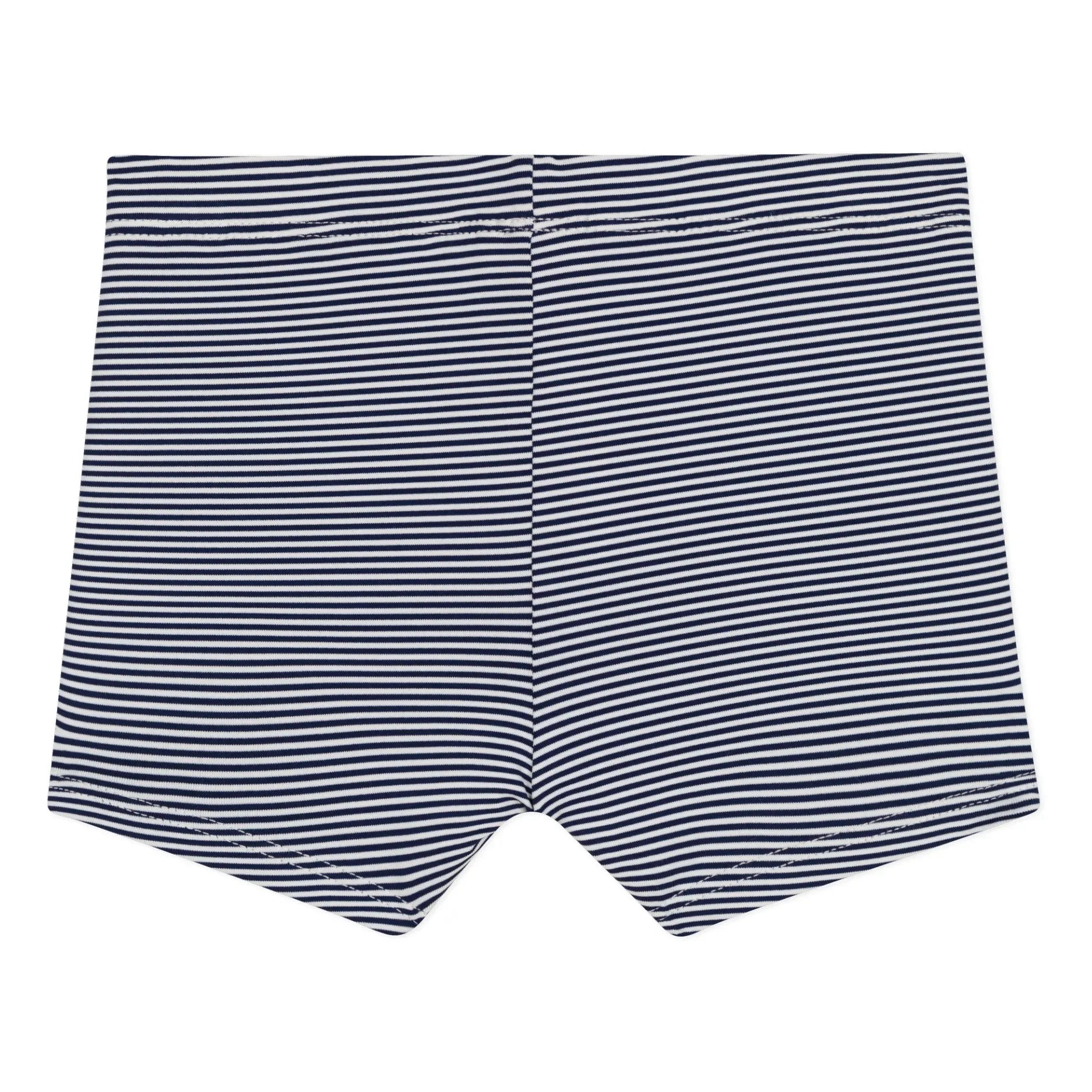 Petit Bateau - Magic Striped Swimsuit Shorts | Navy Blue