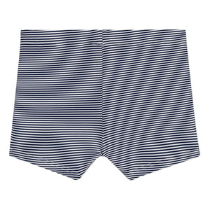Petit Bateau - Magic Striped Swimsuit Shorts | Navy Blue
