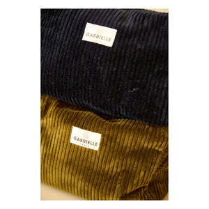 Gabrielle Paris - Velvet toiletry bag | Navy Blue
