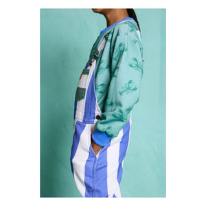 Favorite People - Striped Romper | Blue
