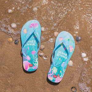 Legami - Size 40/41 Slim Summer is Magic Flip Flops