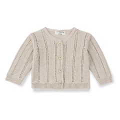 1+ in the family - Xelida Linen Cardigan | Beige