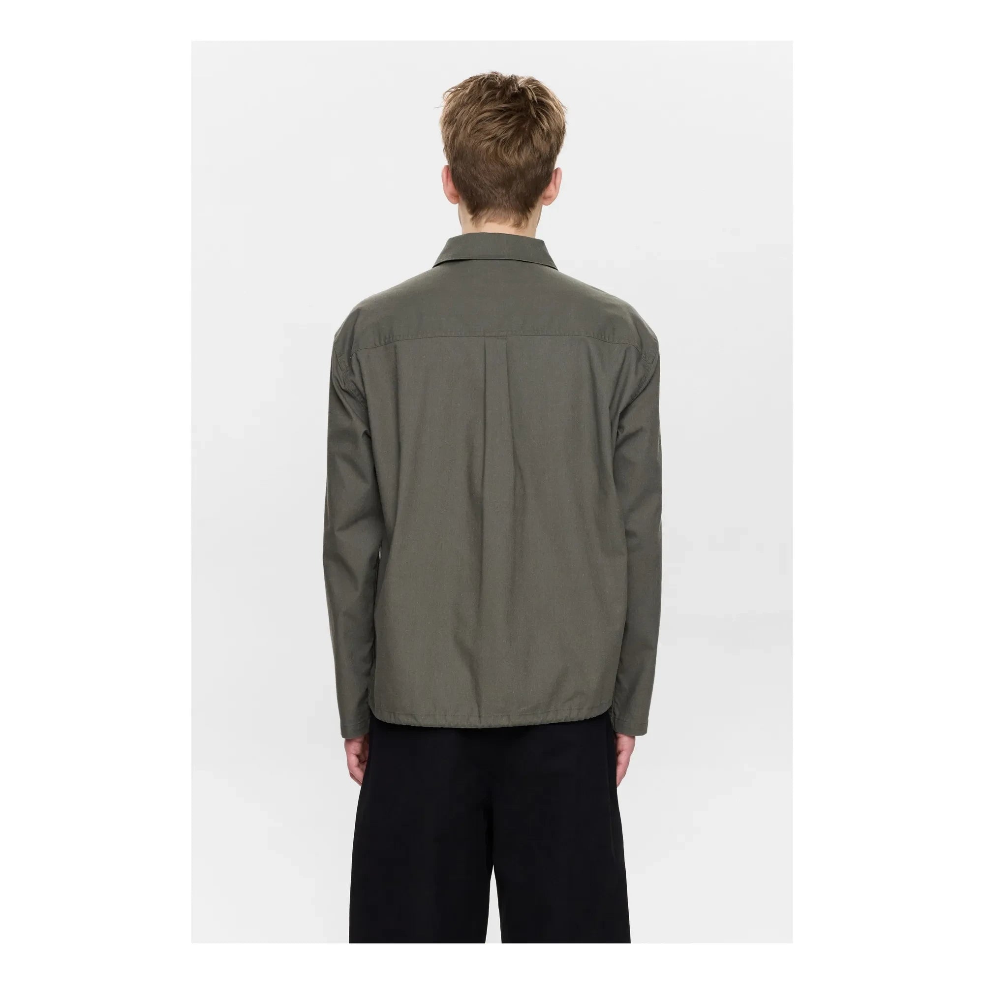 Anerkjendt - Akotto Linen Shirt | Dark Green