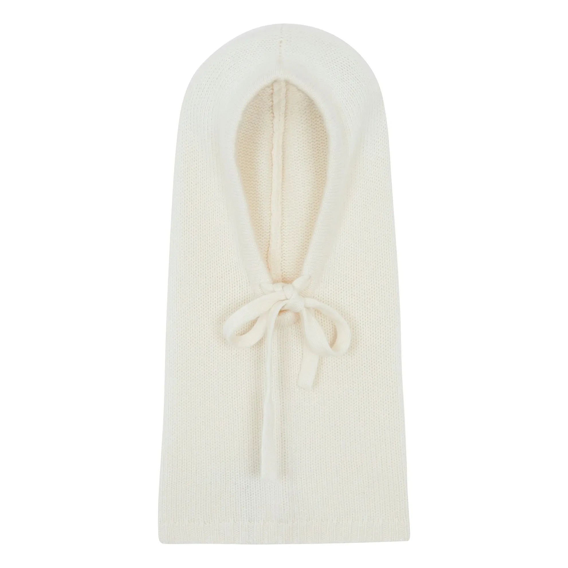 Kujten - Sybel Jersey Cashmere balaklava | Beyaz