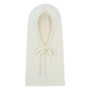 Kujten - Sybel Jersey Cashmere balaklava | Beyaz