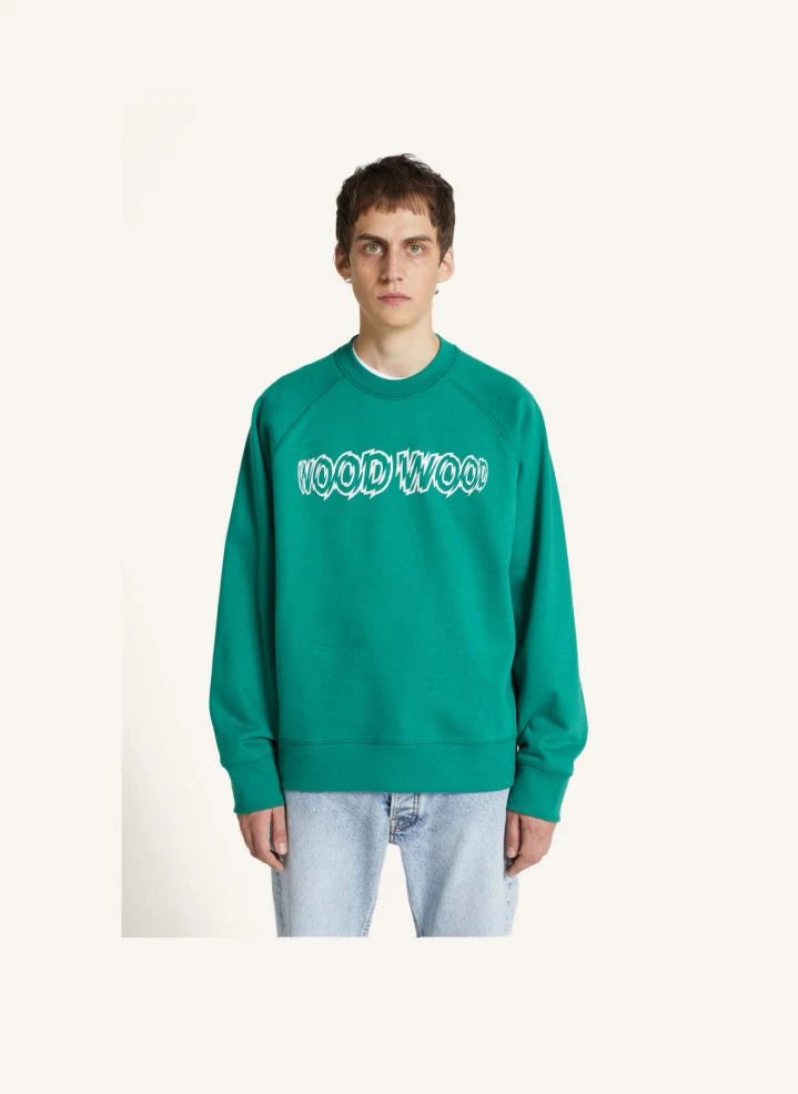 Wood Wood - Hester Organic Cotton Sweatshirt | Dark Green