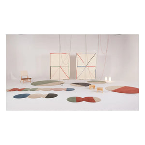 Nanimarquina - Pearls Runner Wool Rug | Red