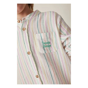 Tocoto Vintage - Baby Striped Shirt | White