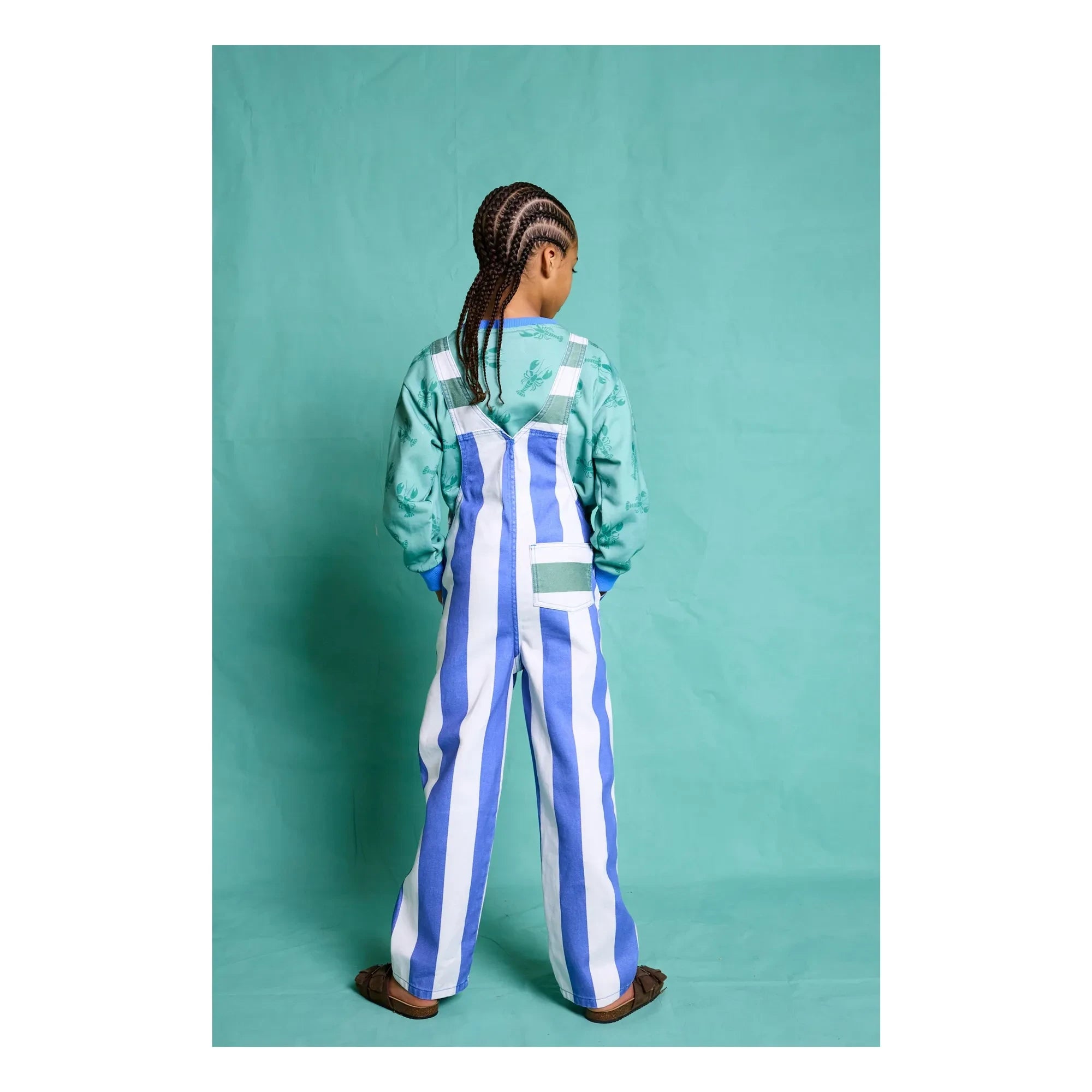 Favorite People - Striped Romper | Blue
