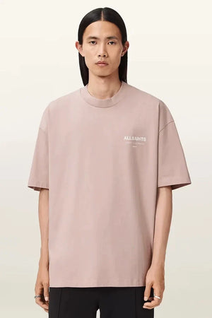 AllSaints Erkek Pamuklu Oversize Tişört