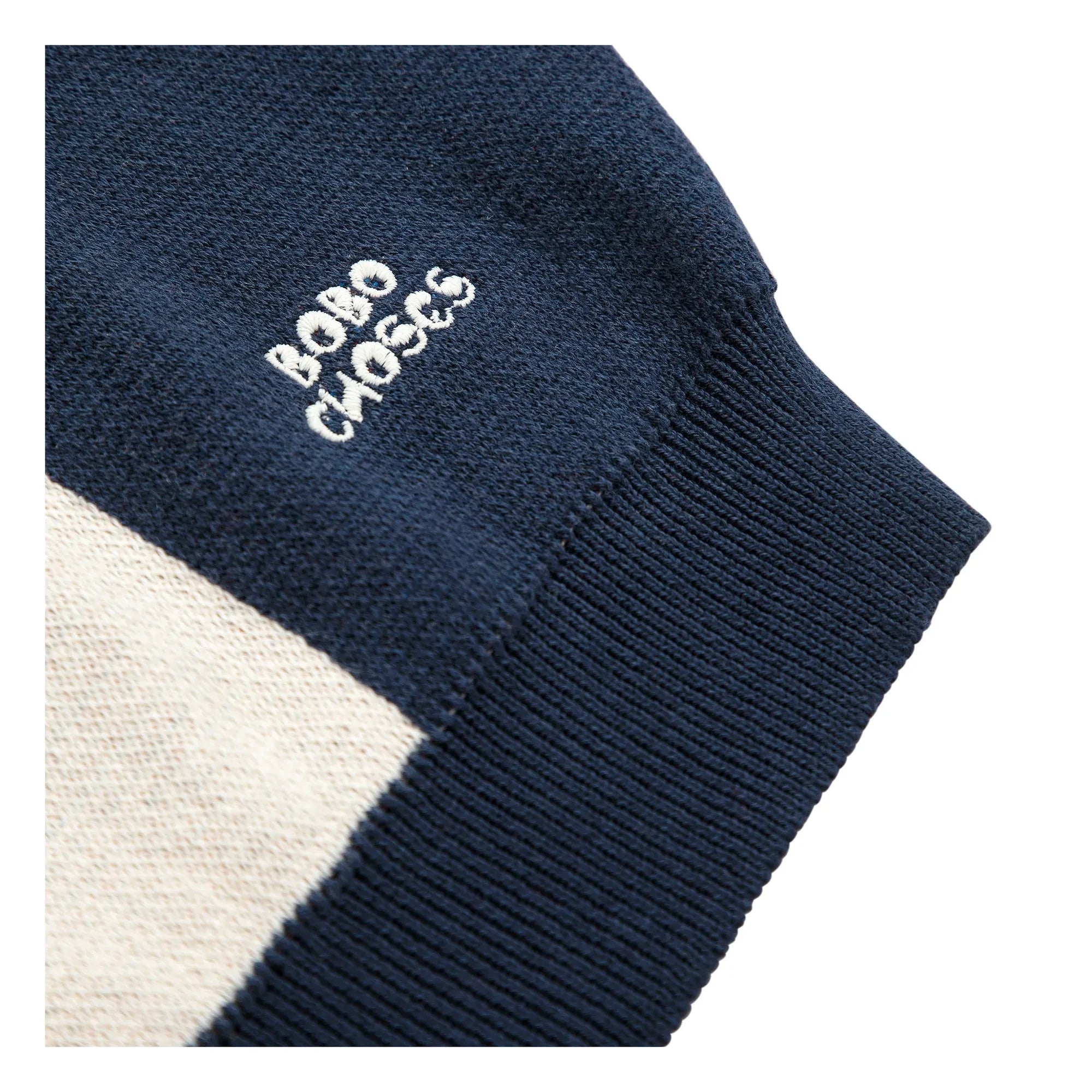 Bobo Choses - Organic Cotton Checkered Sweater | Blue