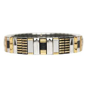 Sigal - Sig 10 bracelet | Black/Gold/Silver