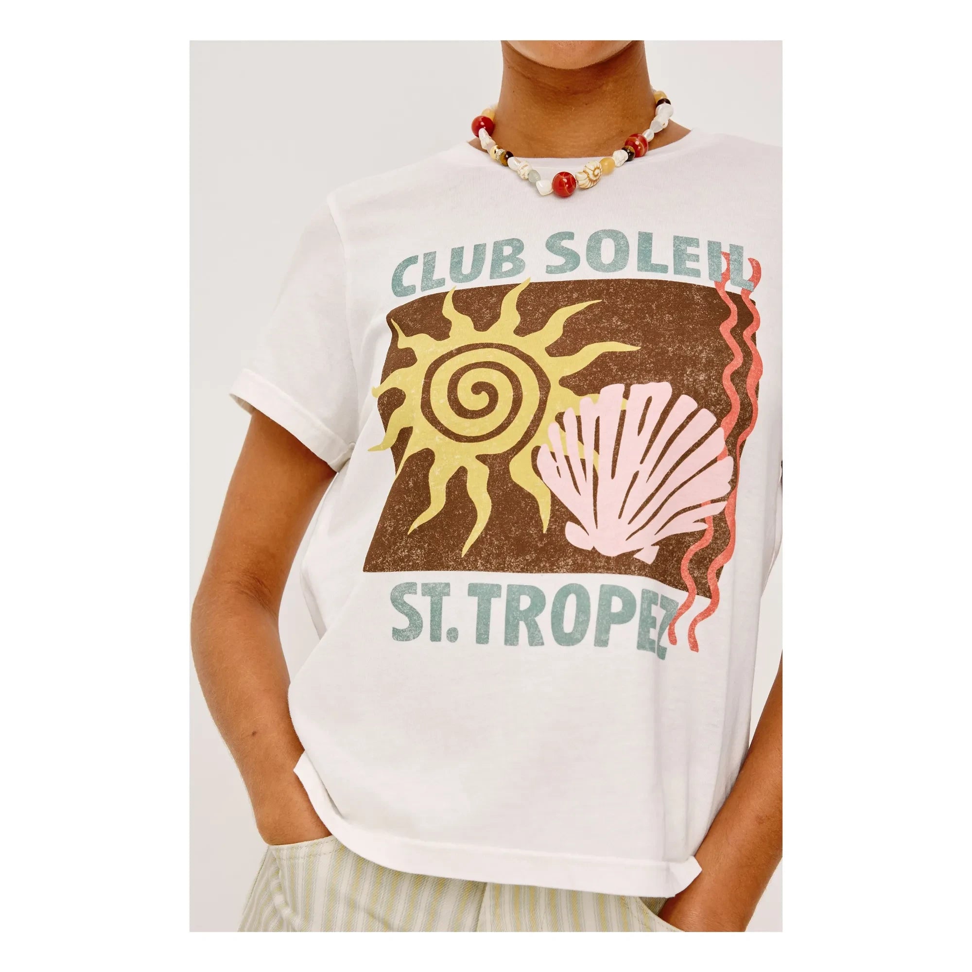 Rails - Classic Crew Neck Cotton T-Shirt | White