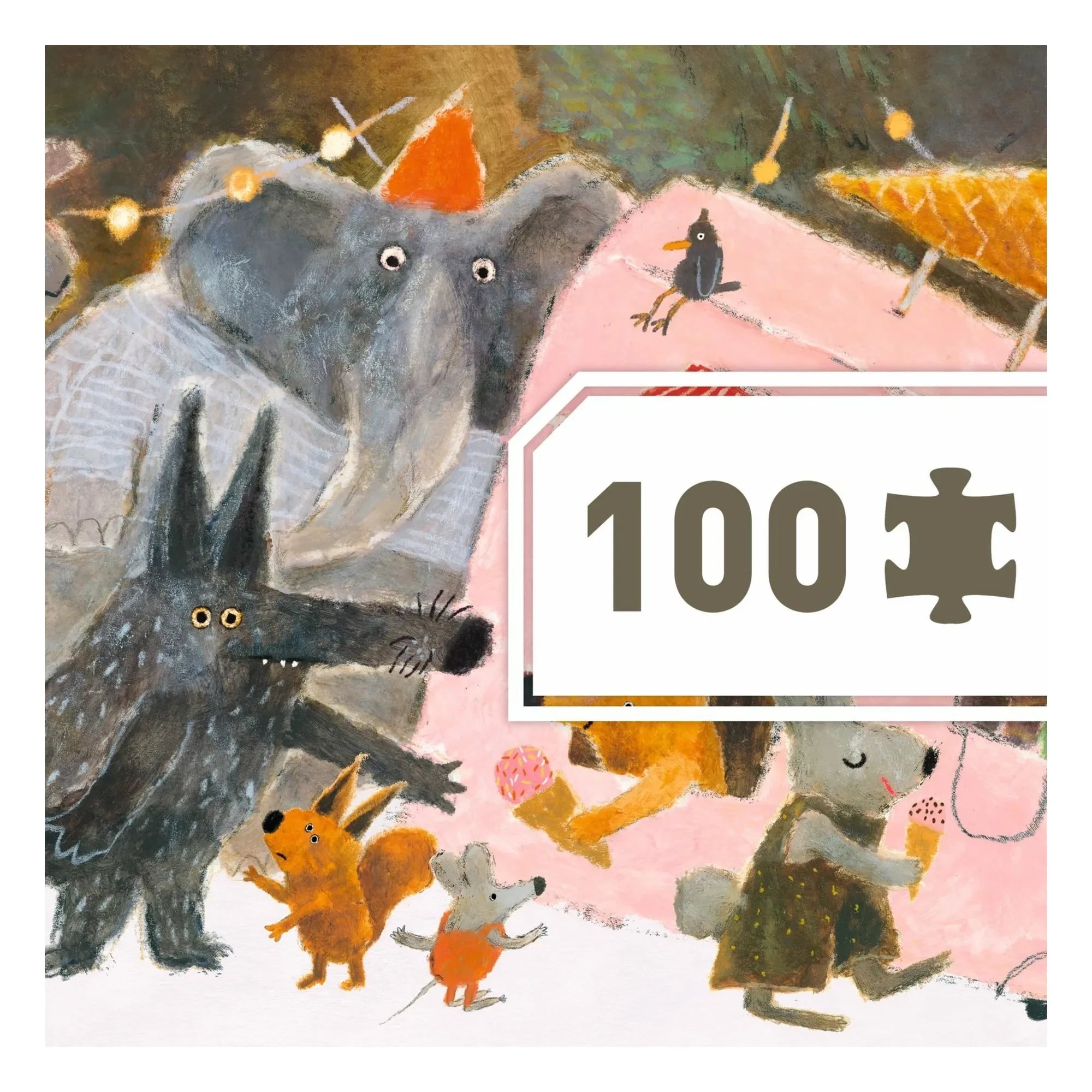 Djeco - Le parc Puzzle - 100 Pieces