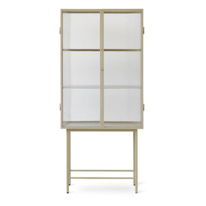 Ferm Living - Haze Striped Glass and Metal Console | Beige