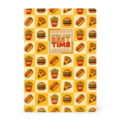 Legami - Exercise Kitap - A4 Defter - 8 mm Ruled - Food Pixel