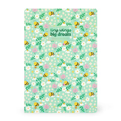 Legami - Exercise Kitap - A4 Defter - 5 mm Squared - Bee Çiçekler