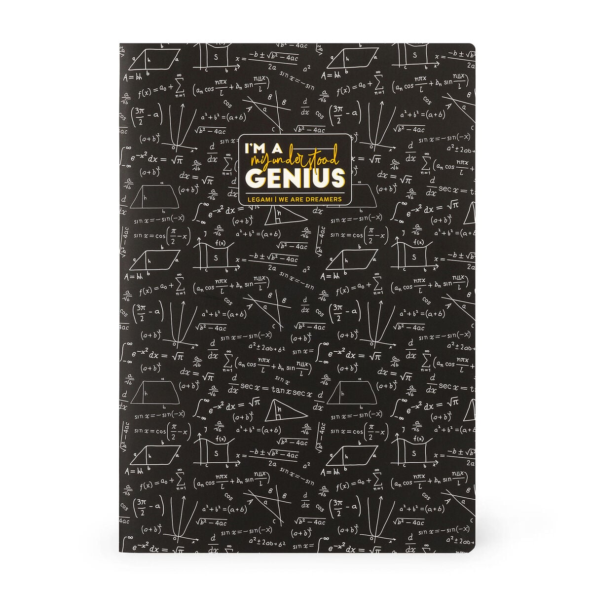 Legami - Exercise Kitap - A4 Defter - 5 mm Squared - Genius