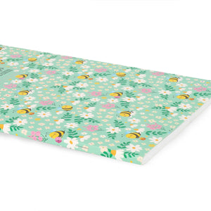 Legami - Exercise Book - A4 Notebook - 4 mm Squared - Bee Flowers