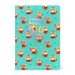 Legami - A5 Blank Defter ile Illustrated Hard Kılıf - Red Panda