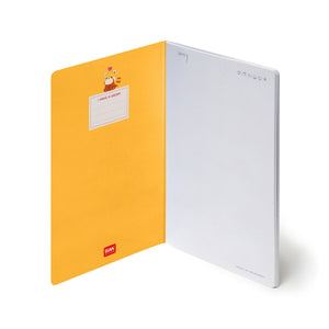 Legami - A5 Blank Defter ile Illustrated Hard Kılıf - Red Panda