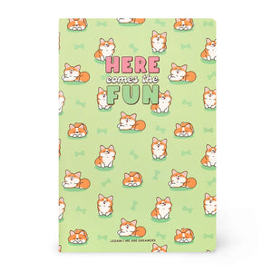 Legami - A5 Lined Defter ile Illustrated Hard Kılıf - Corgi