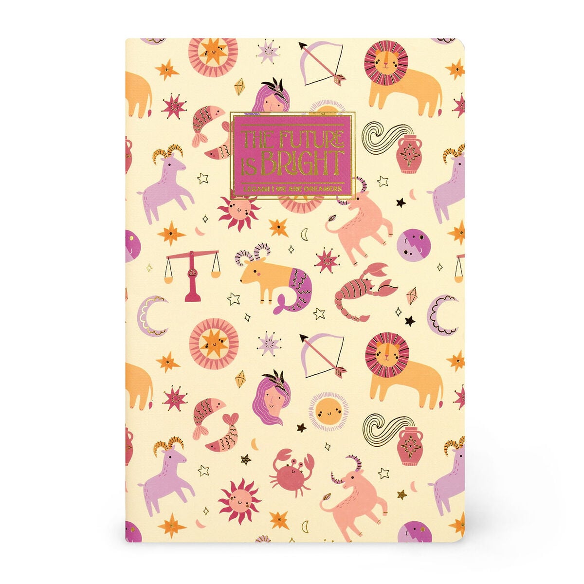 Legami - A5 Lined Notebook with Illustrated Hard Case - Zodiac