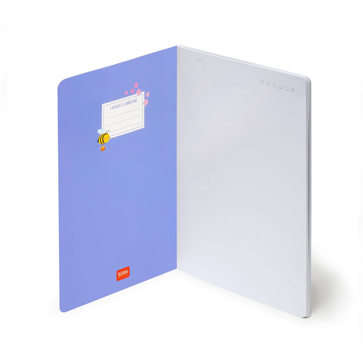Legami - A5 Blank Defter ile Illustrated Hard Kılıf - Bee