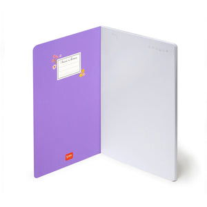 Legami - A5 Blank Defter ile Illustrated Hard Kılıf - Flower