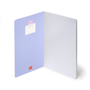 Legami - A5 Blank Defter ile Illustrated Hard Kılıf - Ayıcık