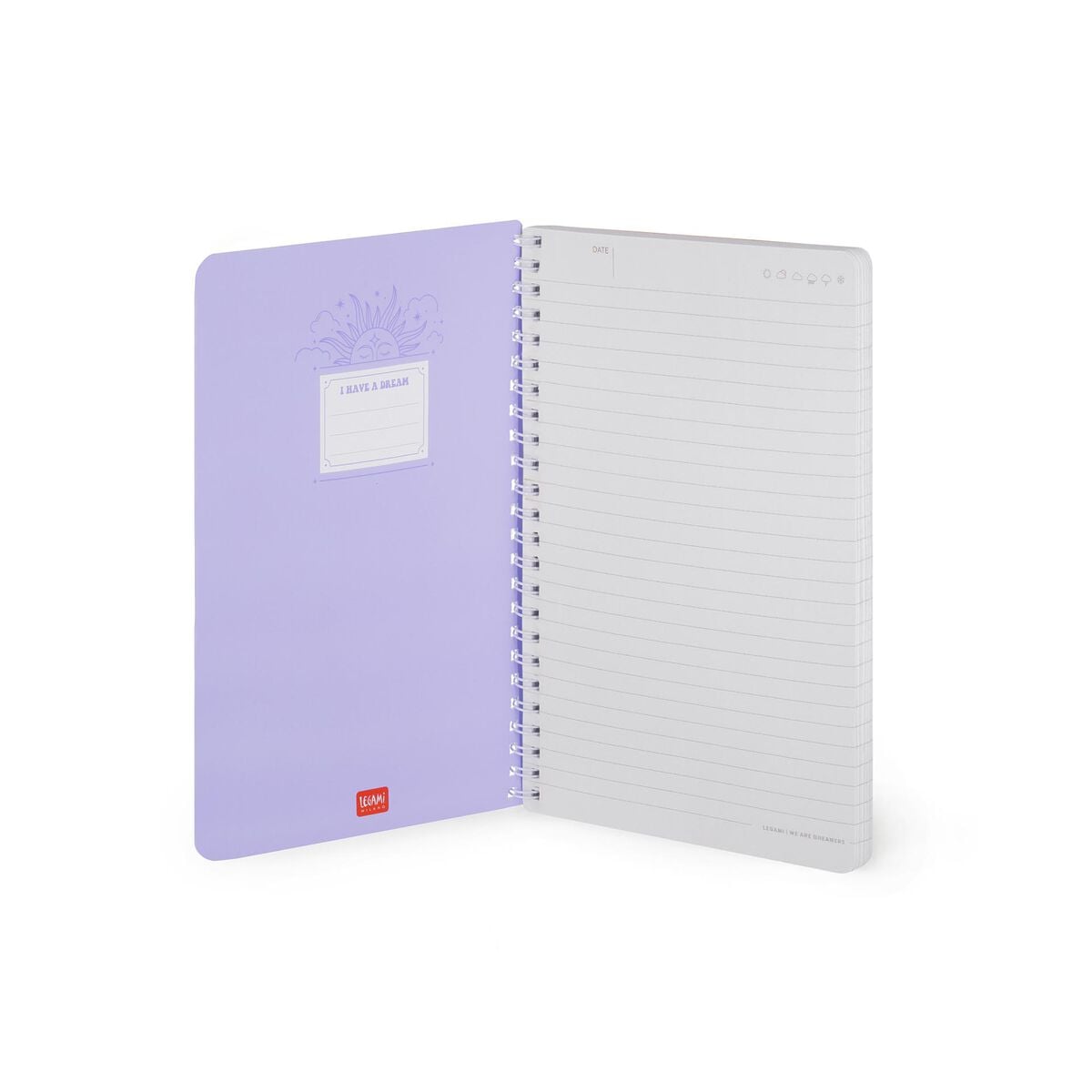 Legami - A5 Lined Defter ile Illustrated Hard Kılıf - Tarot - Spiral-Bound