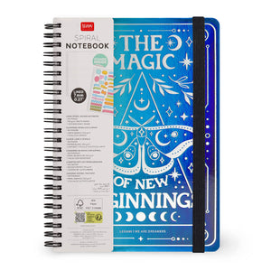 Legami - A5 Lined Defter ile Illustrated Hard Kılıf - Moth - Jotter - Spiral-Bound