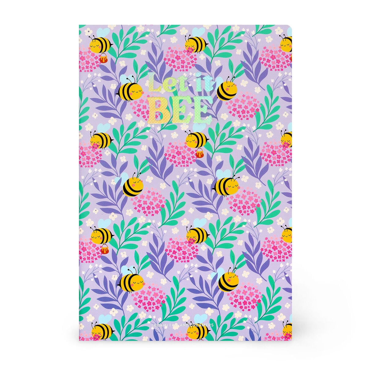 Legami - A6 Lined Defter ile Illustrated Hard Kılıf - Bee