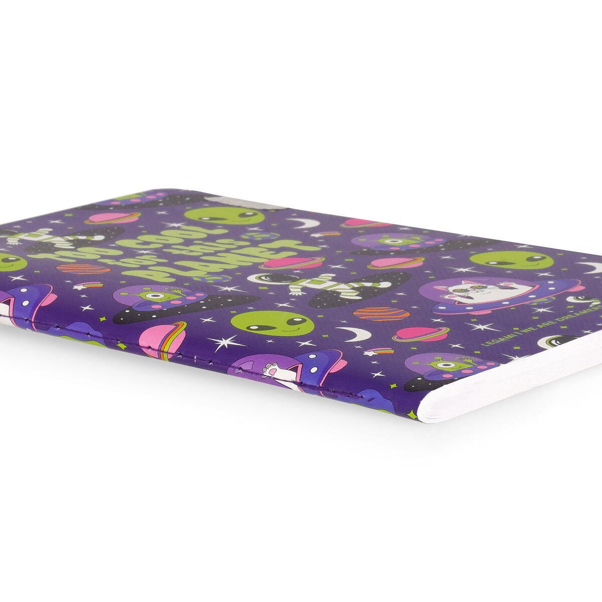Legami - A6 Lined Defter ile Illustrated Hard Kılıf - Uzay