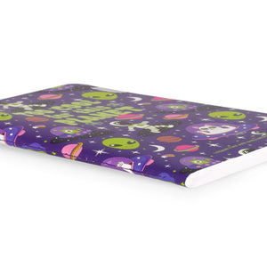 Legami - A6 Lined Defter ile Illustrated Hard Kılıf - Uzay