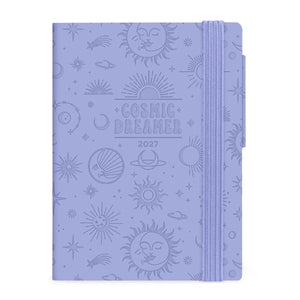 Legami - 12-Month Mini Weekly Planner 2027 - Cosmic Lilac