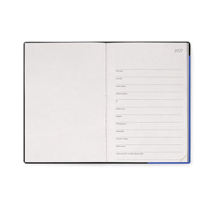 Legami - 12-Month Medium Daily Planner 2027 - Eclectic Blue