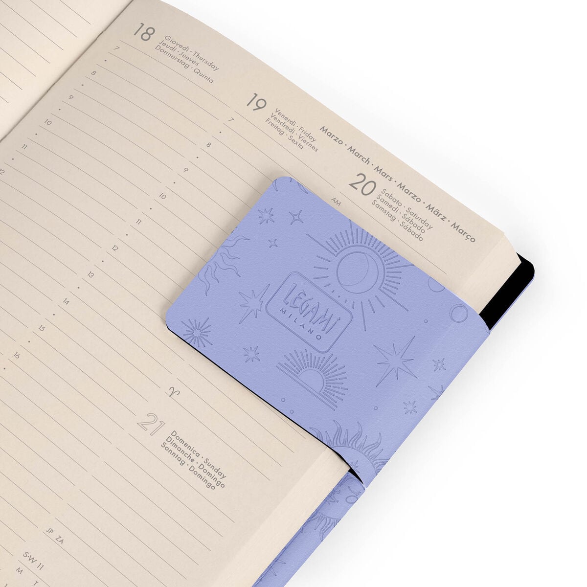 Legami - 12-Month Medium Weekly Planner 2027 - Cosmic Lilac