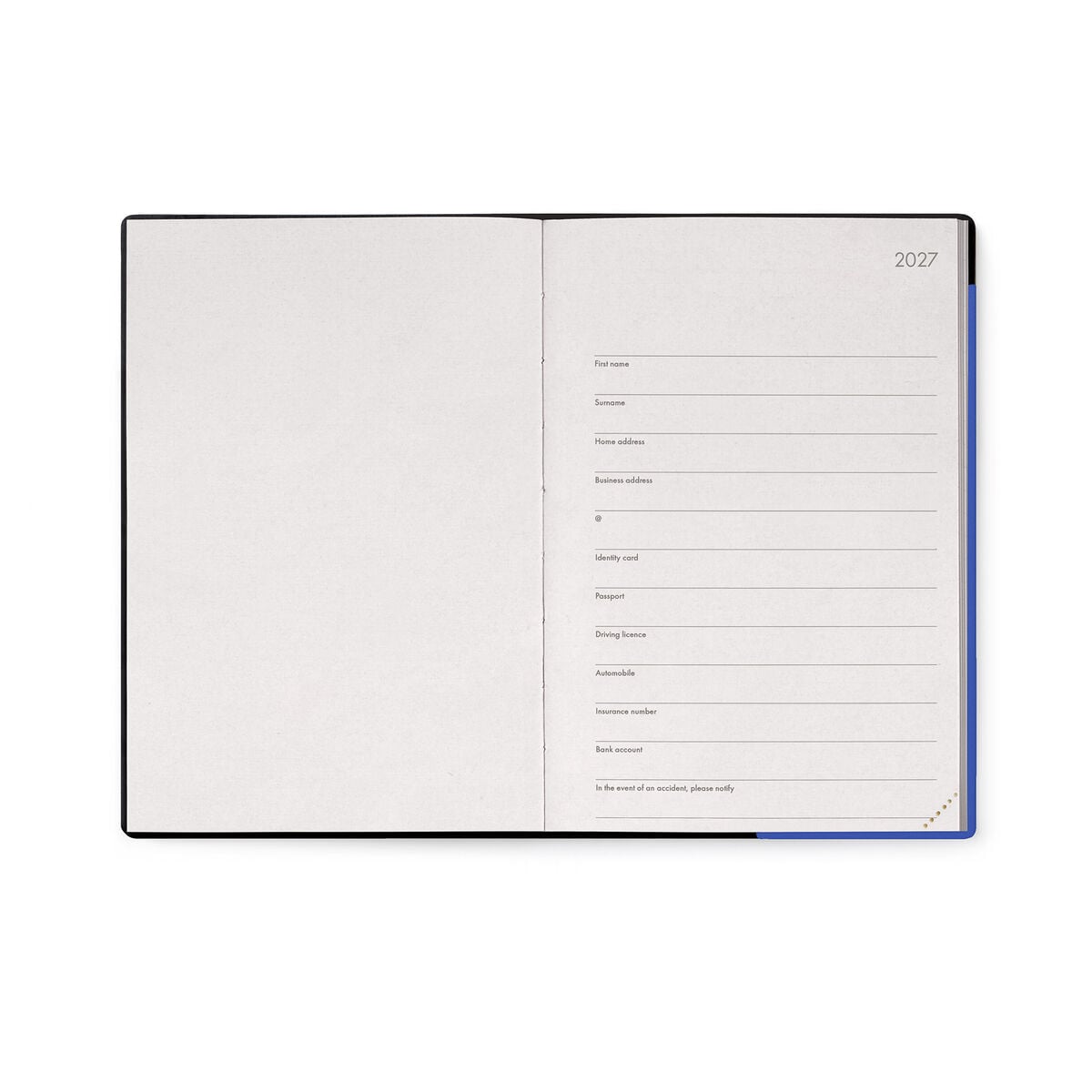 Legami - 12-Month Medium Weekly Günlük 2027 - Eclectic Blue