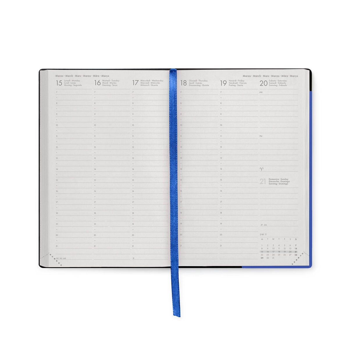 Legami - 12-Month Medium Weekly Günlük 2027 - Eclectic Blue