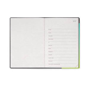 Legami - 12-Month Medium Weekly Günlük ile Defter 2027 - Shades Green