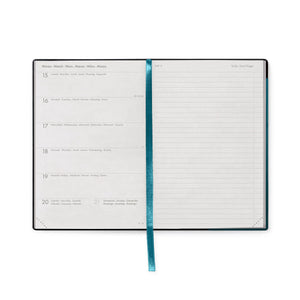 Legami - 12-Month Medium Weekly Diary with Notebook 2027 - Deep Teal