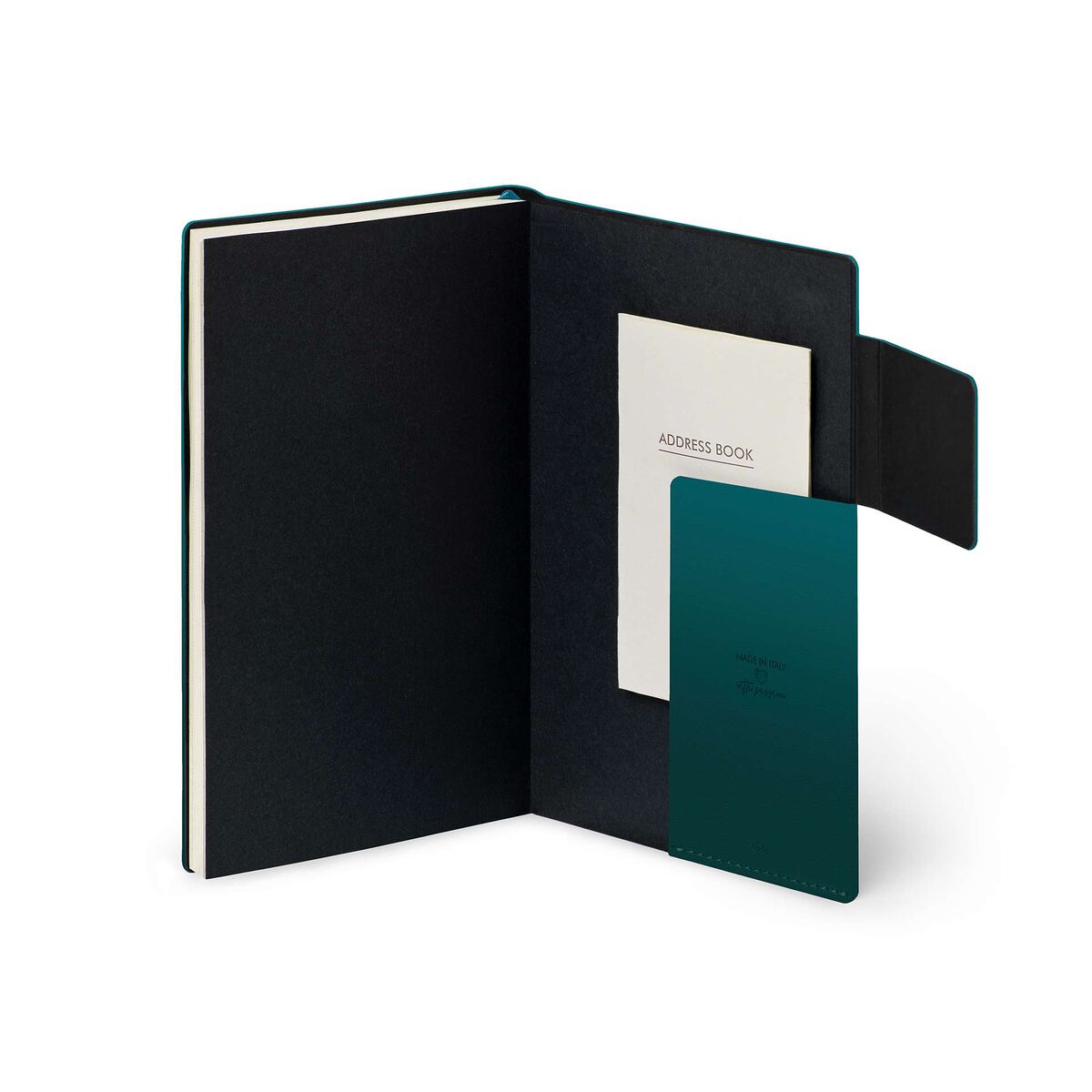 Legami - 12-Month Medium Weekly Diary with Notebook 2027 - Deep Teal